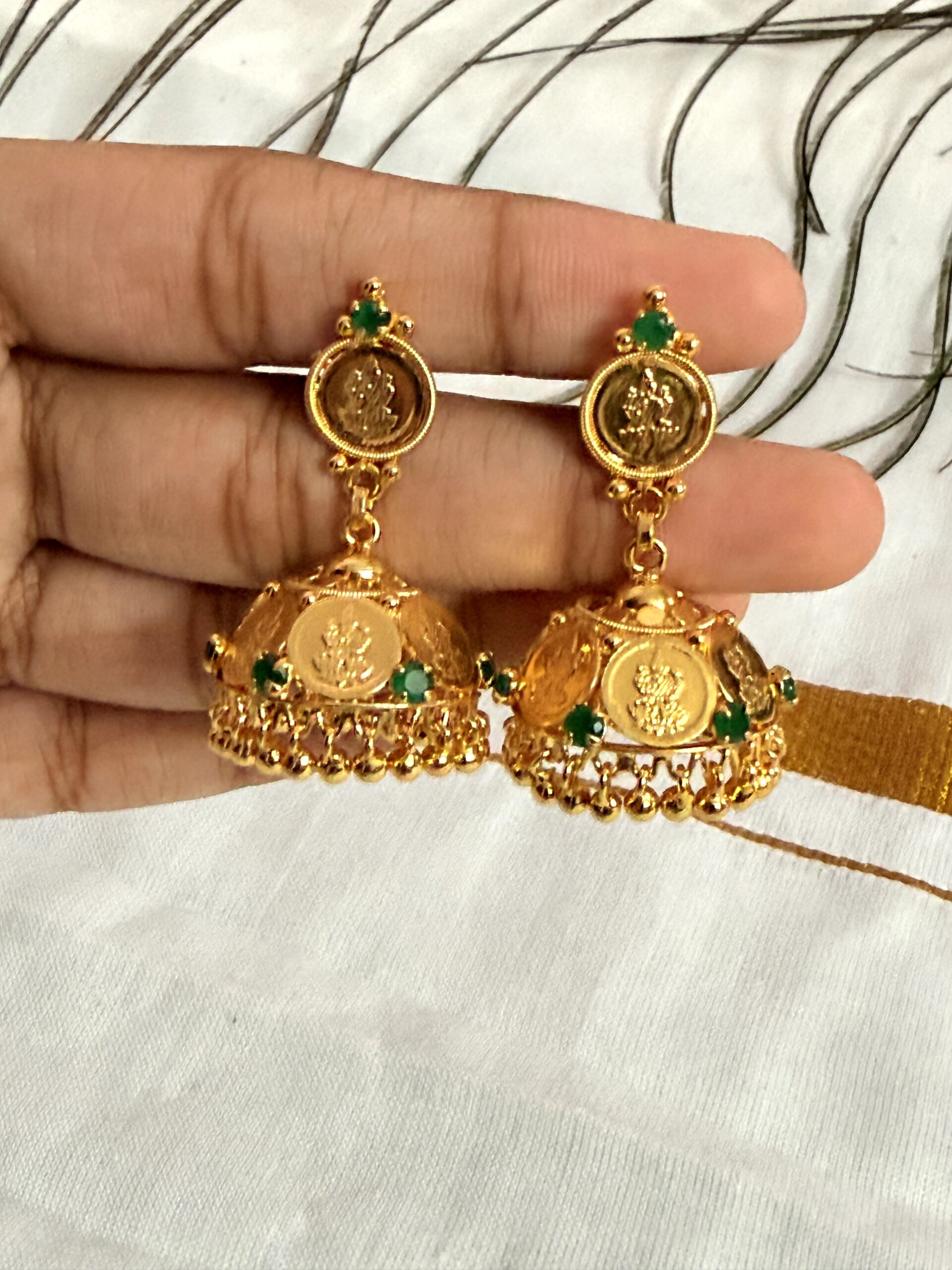 Kerala style Kashu jhumka