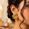 Golden Sea Shell Earrings