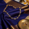 Gold Polish Designer Fancy Necklace Set