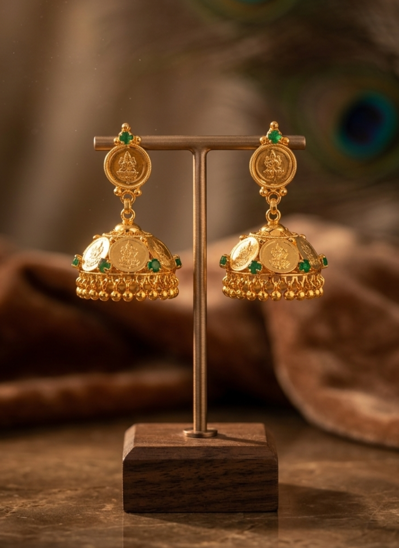 Traditional Kerala Kashu Jhumka
