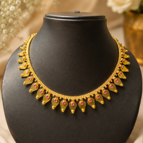 Kerala Traditional Thalikootam Necklace