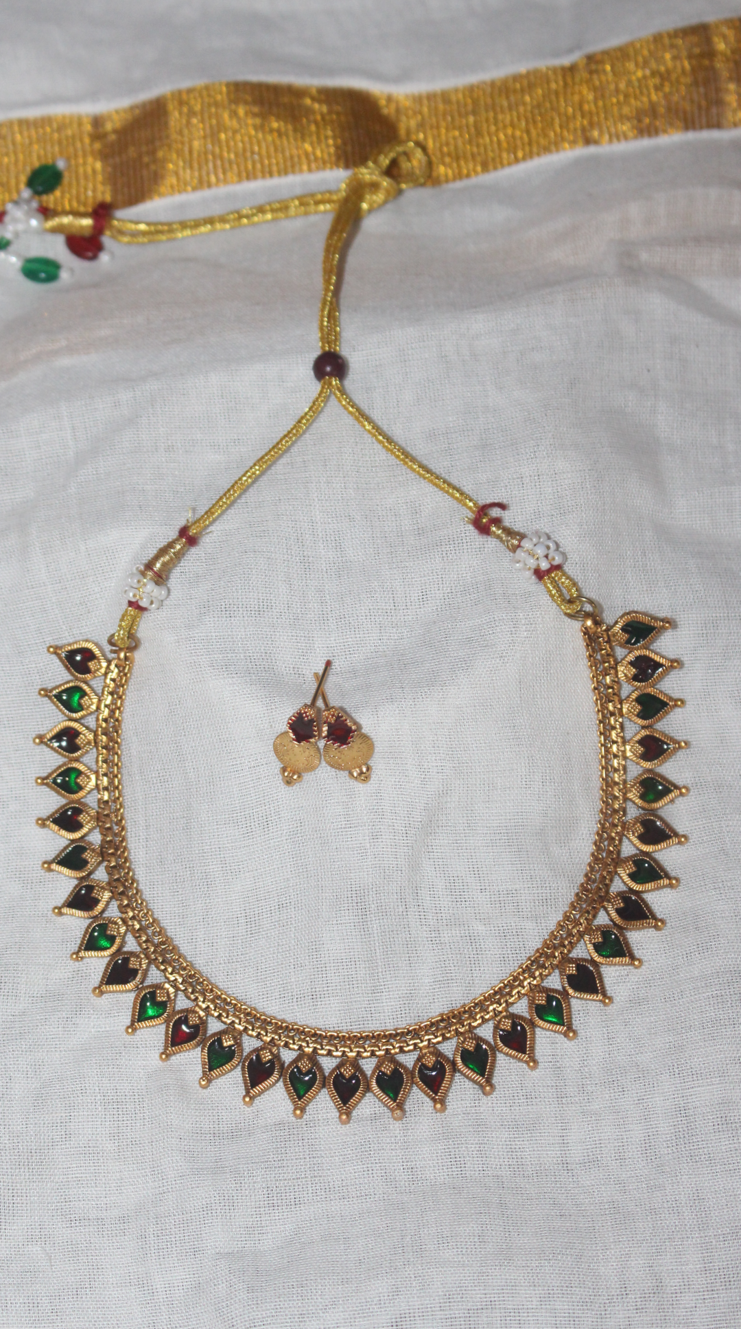 Multi Color Stoned Necklace - Image 2