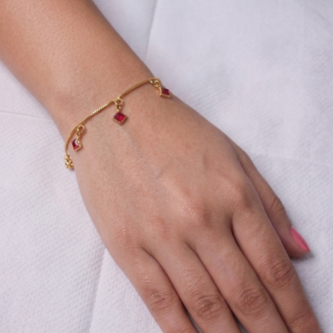 Pink Prism Bracelet